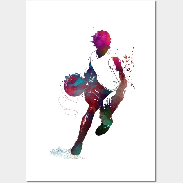 Basketball sport art #basketball Wall Art by JBJart